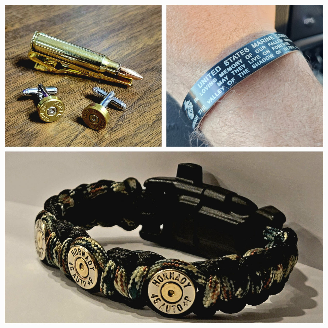 Mens Bullet Casing Accessories
