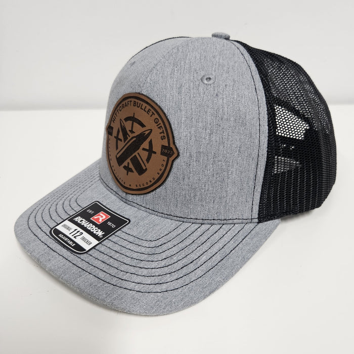 Richardson 112 Hat with Laser-Engraved Leather Hittcraft Logo