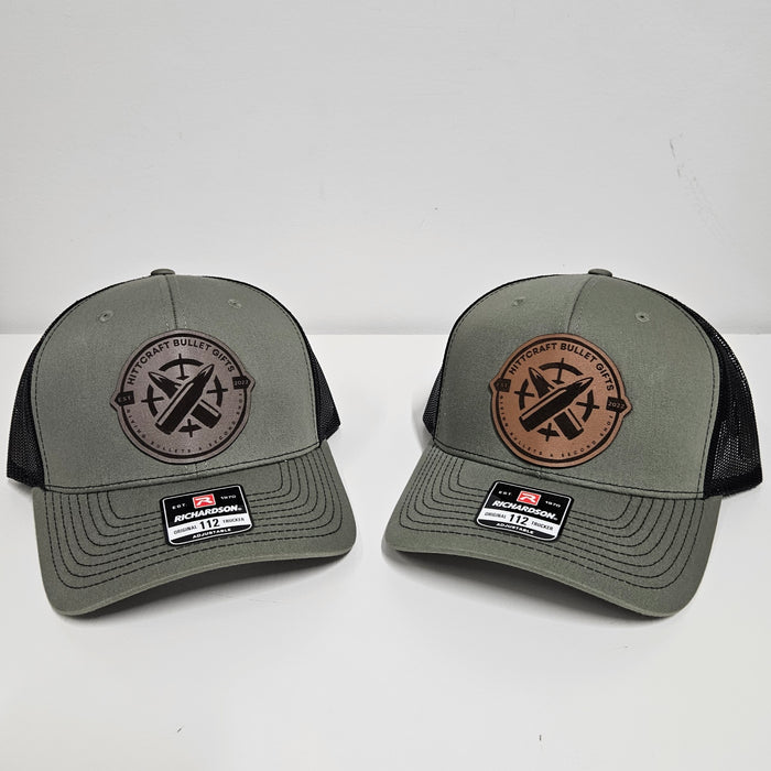 Richardson 112 Hat with Laser-Engraved Leather Hittcraft Logo