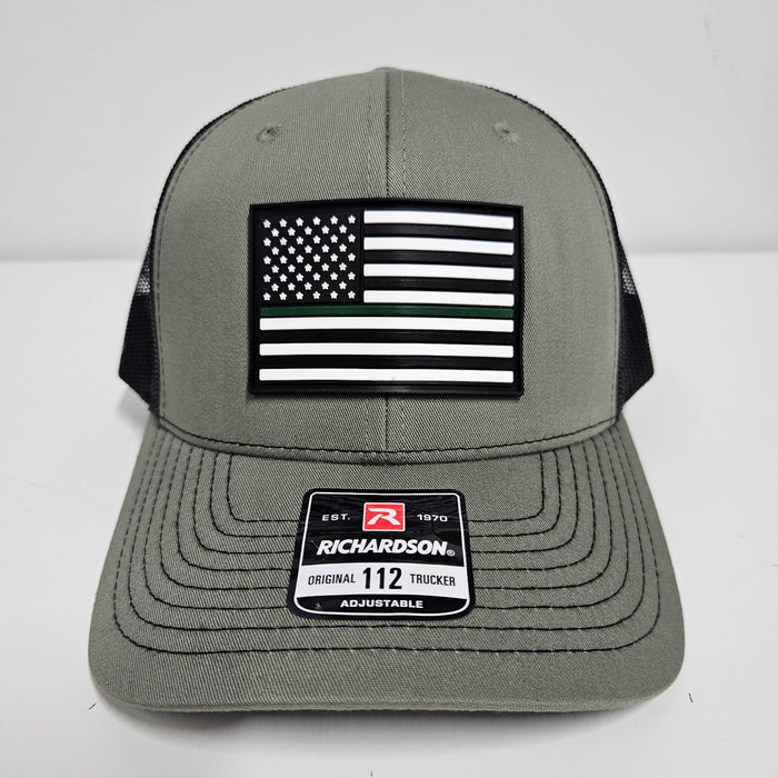 Richardson 112 Hat with PVC American Flag