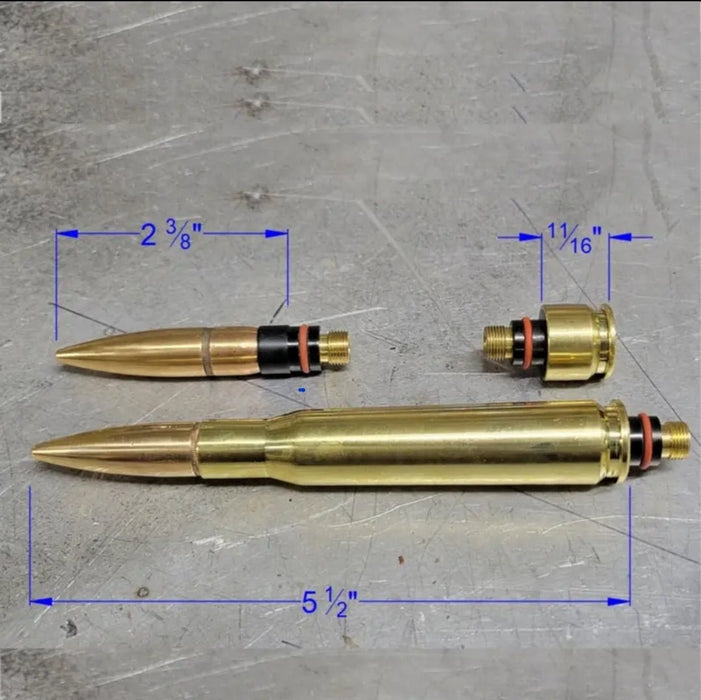 50 Cal BMG Bullet Tig Welding Back Cap Set, Welding Accessories, Tig Welding Tools, Welding Supplies, Tig Welding Gear