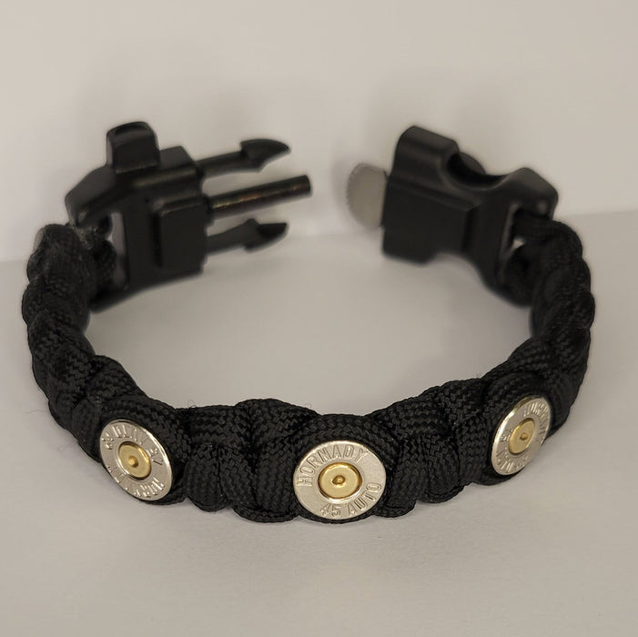 Bullet Paracord Survival Bracelet, Birthday Present for Wife, Stacking Bracelets, Camping Accessory, Emergency Tactical Bracelet - HittCraft Bullet Gifts