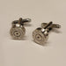 45 nickel bullet casing cufflinks