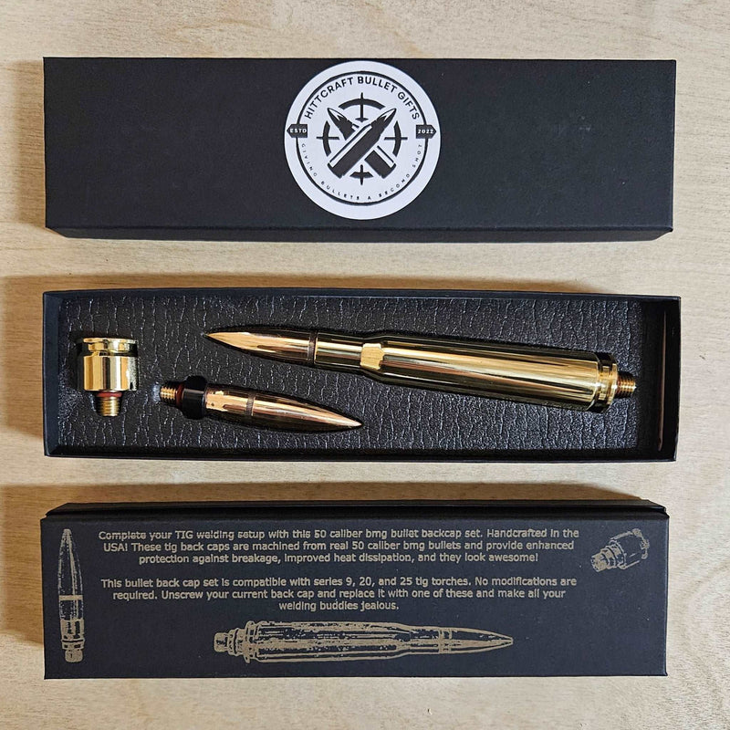 50 Cal BMG Bullet Tig Welding Back Cap Set, Welding Accessories, Tig Welding Tools, Welding Supplies, Tig Welding Gear