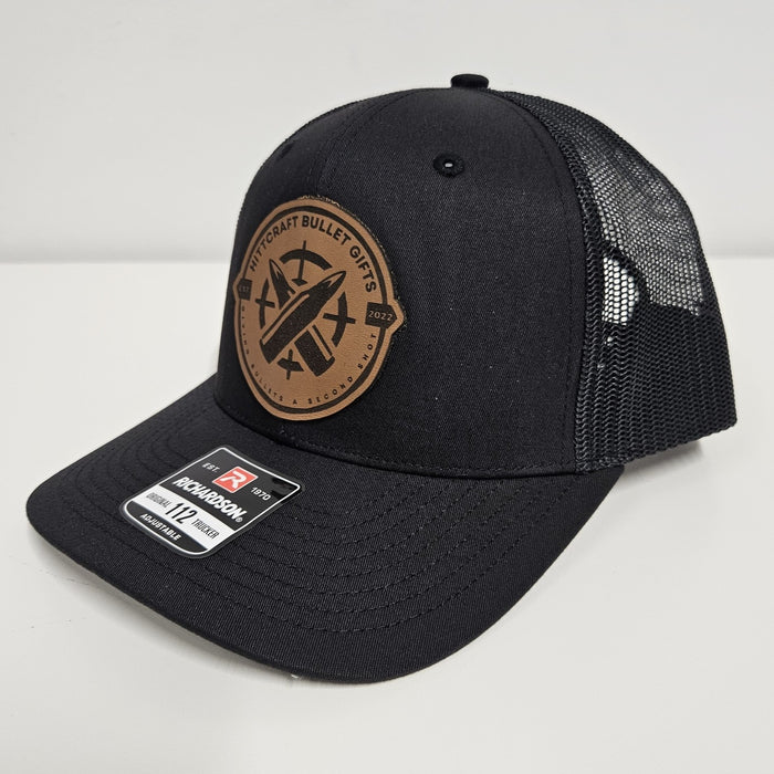 Richardson 112 Hat with Laser-Engraved Leather Hittcraft Logo