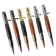 Bolt Action Pen Appearance in six color variation comparison