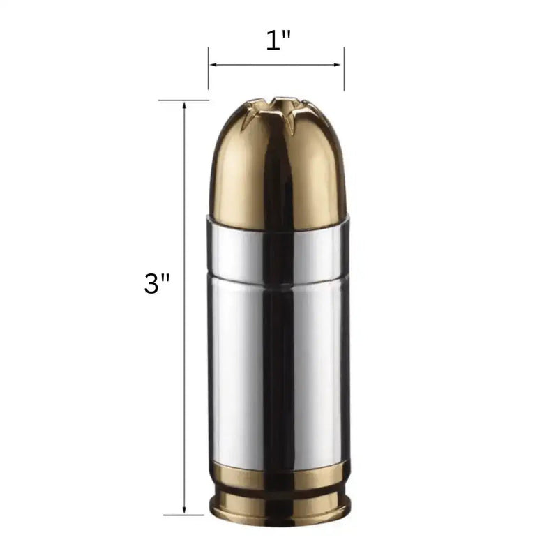 Bullet Torch Bullet-Shaped Torch Lighter, 3-Inch, Blue Flame, Butane Refillable wit ...
