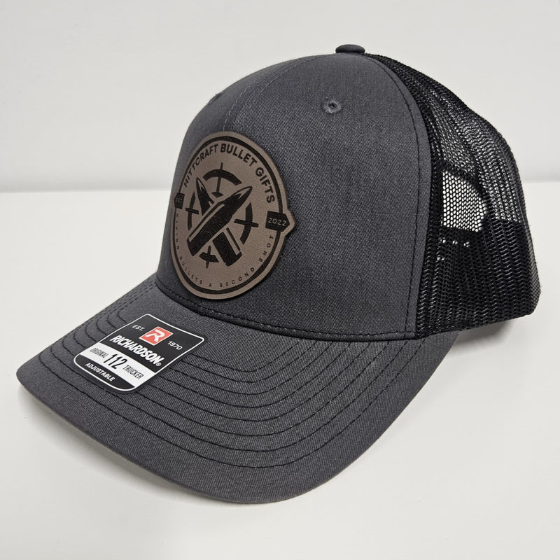 Richardson 112 Hat with Laser-Engraved Leather Hittcraft Logo