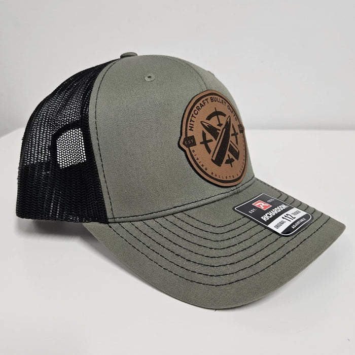 Richardson 112 Hat with Laser-Engraved Leather Hittcraft Logo