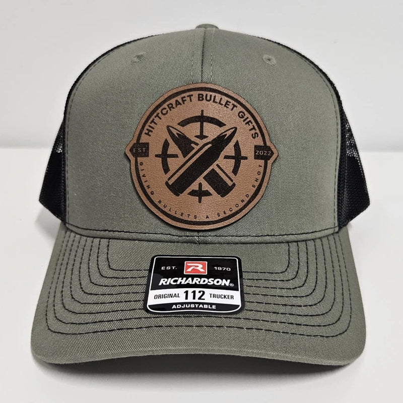 Richardson 112 Hat with Laser-Engraved Leather Hittcraft Logo