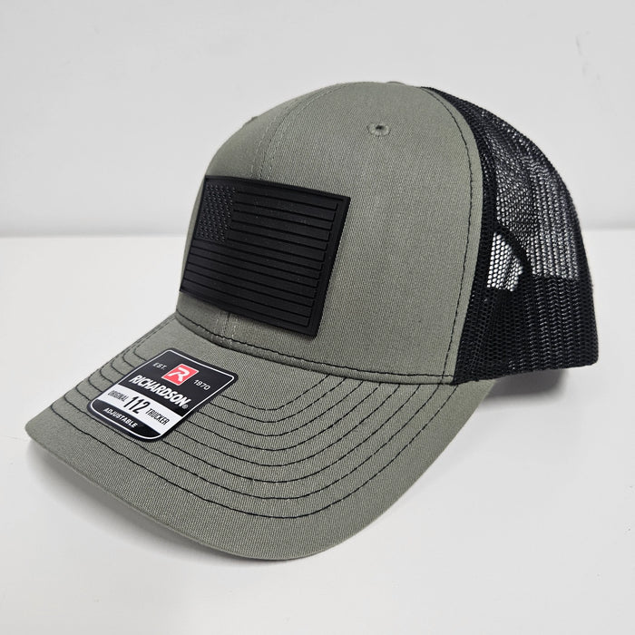 Richardson 112 Hat with PVC American Flag
