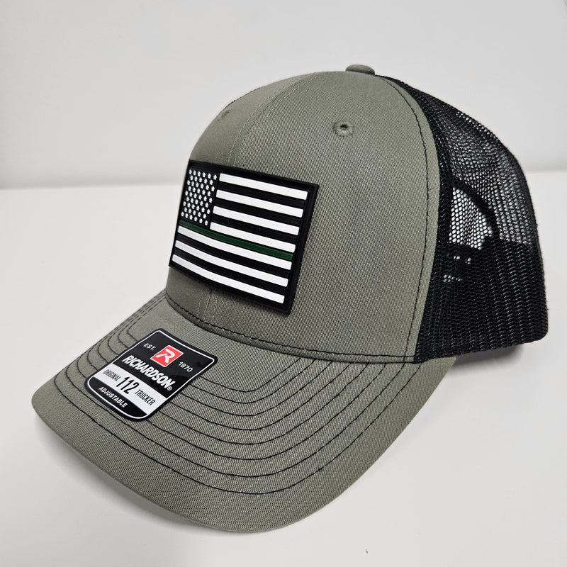 Richardson 112 Hat with PVC American Flag