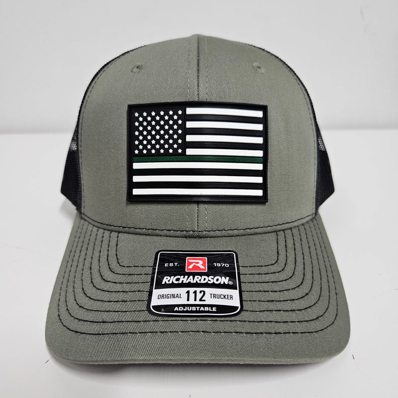 Richardson 112 Hat with PVC American Flag