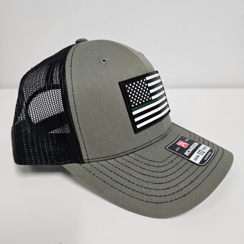 Richardson 112 Hat with PVC American Flag