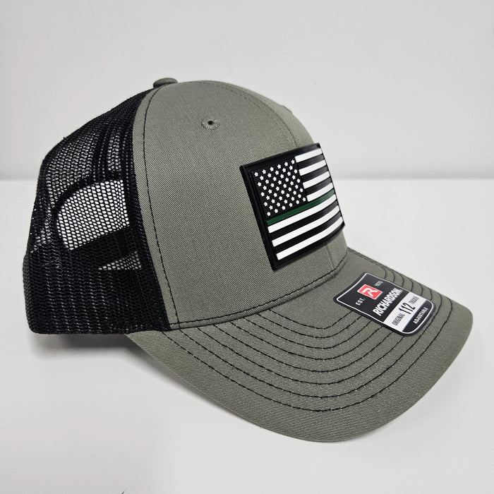 Richardson 112 Hat with PVC American Flag