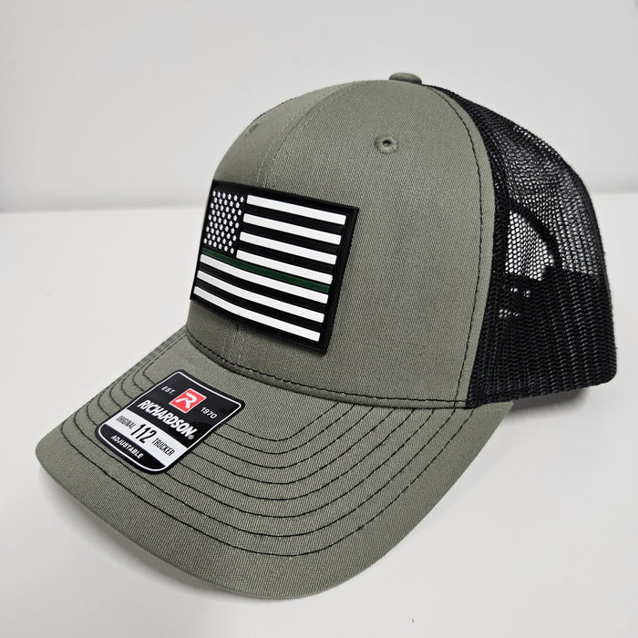 Richardson 112 Hat with PVC American Flag