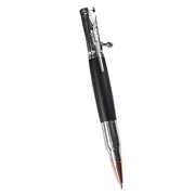 Appearance of Silver and Black Bolt Action Pen