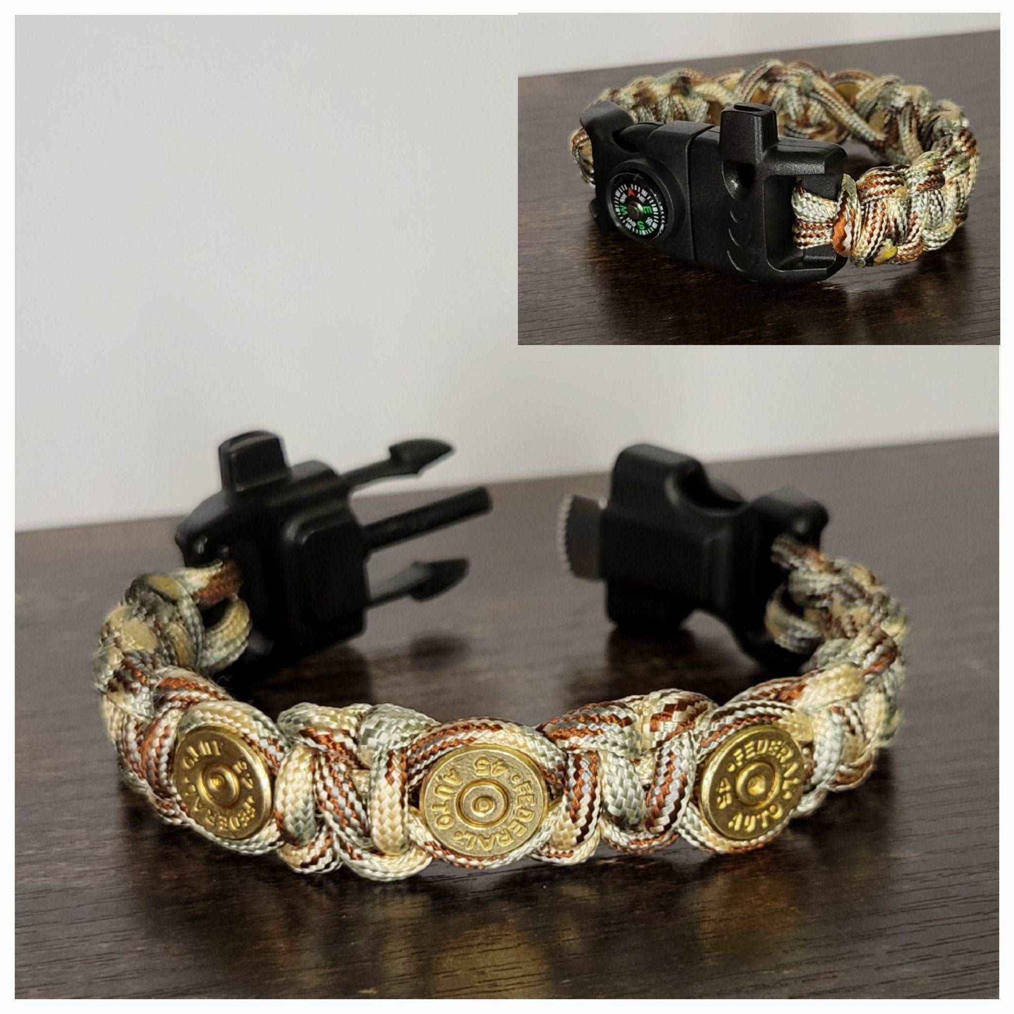Buy 45 ACP Bullet Bracelet | Paracord Bullet Bracelet — HittCraft