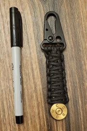 Heavy Duty HK Style Sling Hook 50 Caliber BMG Bullet Paracord Keychain in Various Colors, Tactical Keychain, Outdoor Survival Keychain, Novelty Bullet Keychain - HittCraft Bullet Gifts