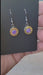 45 Caliber Bullet Shell Casing Earrings, Gemstone Dangle Earrings, Birthstone Jewelry, Rustic Gift for Gun Lovers, CZ Drop Earrings