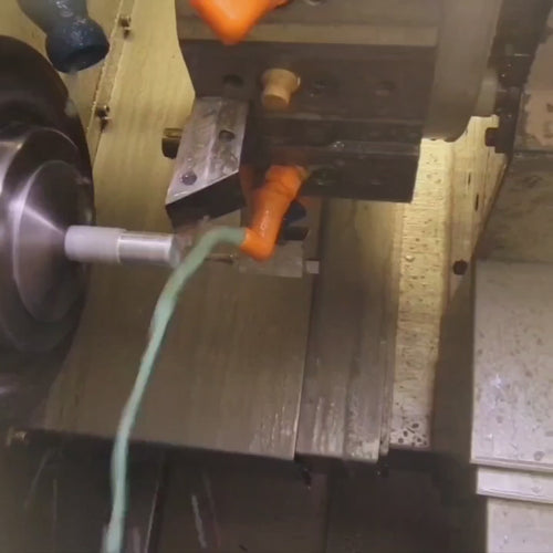 Video showing the machining process to make our 45 valve stem cap inserts