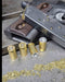 45 Caliber Brass Bullet Casing Valve Stem Caps, Car and Truck Accessories, Novelty Bullet Valve Covers, Gun Shell Valve Cap