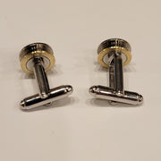 45 Caliber Nickel Bullet Casing Cuff Links, Formal Wedding Cufflinks for Men, Gun Shell Cuff Links, Groomsmen Gift Idea, Novelty Cufflinks - HittCraft Bullet Gifts