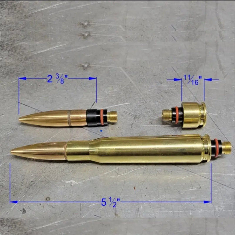 50 Cal BMG Bullet Tig Welding Back Cap Set, Welding Accessories, Tig Welding Tools, Welding Supplies, Tig Welding Gear
