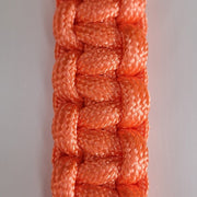 50 Caliber BMG Bullet Paracord Keychain Color Neon Orange