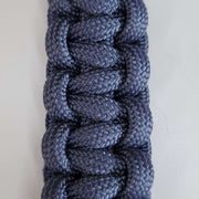 50 Caliber BMG Bullet Paracord Keychain Color Navy Blue