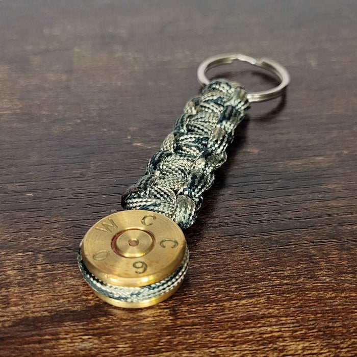 50 Caliber BMG Bullet Paracord Keychain Color Tactical Camo, Heavy Duty Tactical Keychain, Outdoor Survival Keychain, Novelty Bullet Keyring - HittCraft Bullet Gifts