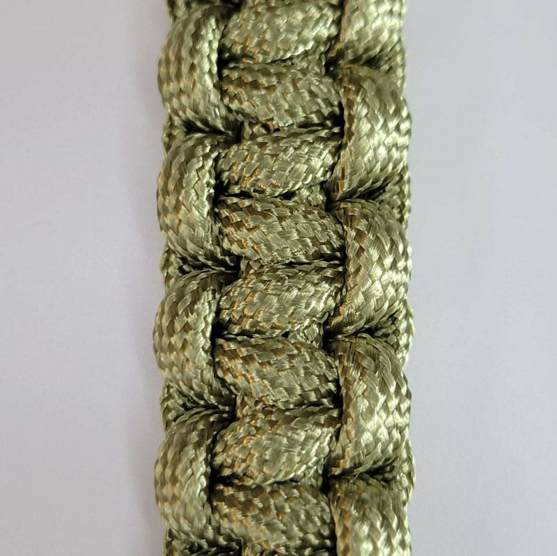 50 Caliber BMG Bullet Paracord Keychain Color Olive Drab