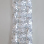 50 Caliber BMG Bullet Paracord Keychain Color White