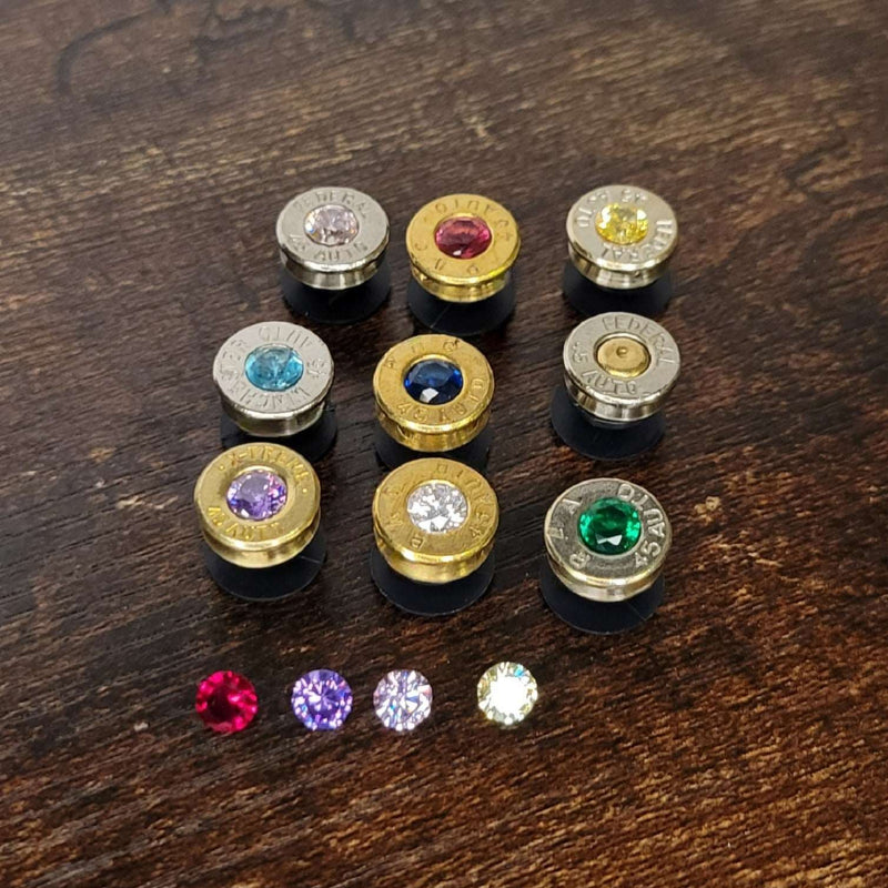 Bullet Jibbitz Shoe Charms, Bullet Casing Jibbitz, Gemstone Clog Charms, Cool Gift Idea, Shoe Bling, Croc Bullet Charms, Crystal Bullet Gift - HittCraft Bullet Gifts