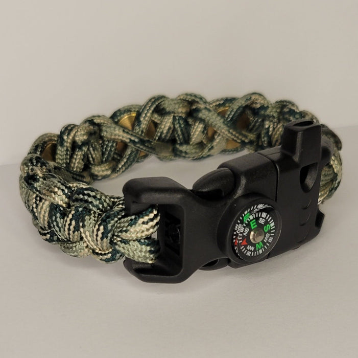 Bullet Paracord Survival Bracelet, Birthday Present for Wife, Stacking Bracelets, Camping Accessory, Emergency Tactical Bracelet - HittCraft Bullet Gifts