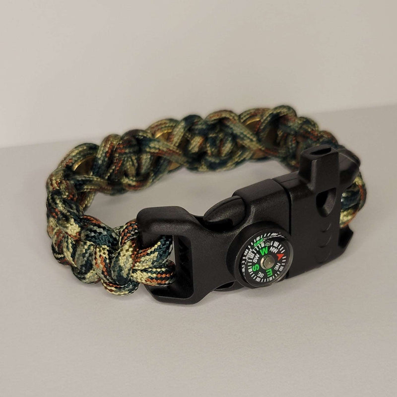 Bullet Paracord Survival Bracelet, Birthday Present for Wife, Stacking Bracelets, Camping Accessory, Emergency Tactical Bracelet - HittCraft Bullet Gifts